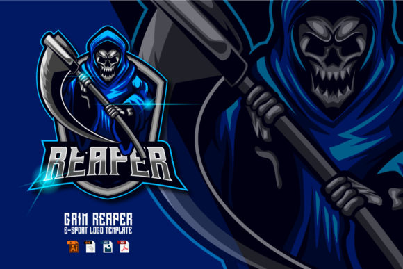 Evaluating the Reaper E-sport Logo Design Vector for Professional Use