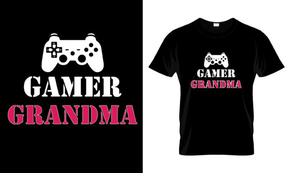 Gamer Grandma T-Shirt: A Novelty Design for Gaming Enthusiasts