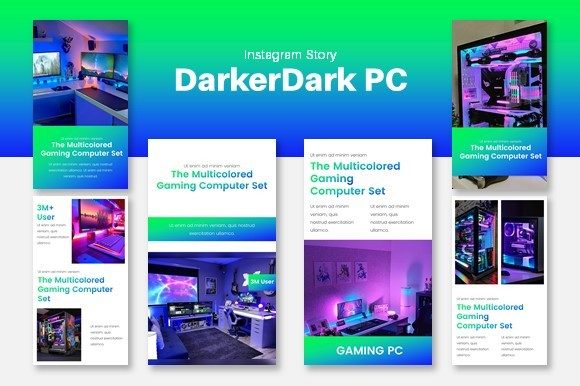 Instagram Story - Darker Dark PC: A Strategic Template for Modern Digital Communication