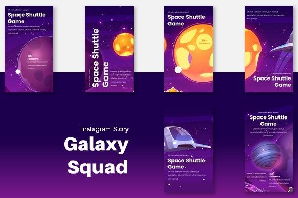 Master Your Brand's Story: A Practical Guide to the Galaxy Squad Instagram Template