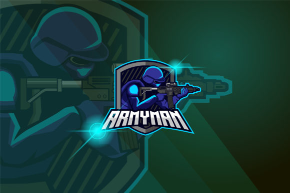 Mastering Your Brand's Look with an Army E-sport Logo Template Design