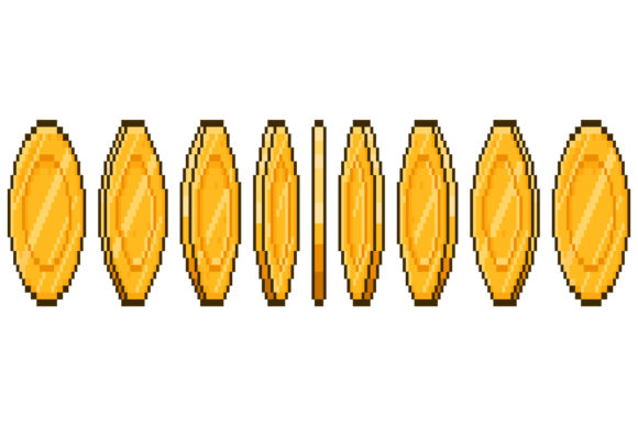 Pixel Art Coin Animation: A Versatile Digital Asset