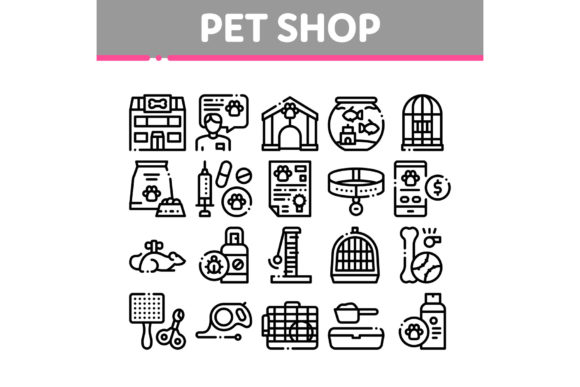 Professional Icons for Pet Shop Projects