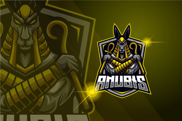 The Anubis God E-sport Logo Template: A Design Tool for Diverse Creators