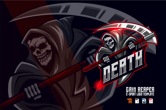 The Grim Reaper in E-sports: Crafting Identity Through Iconic Logo Design